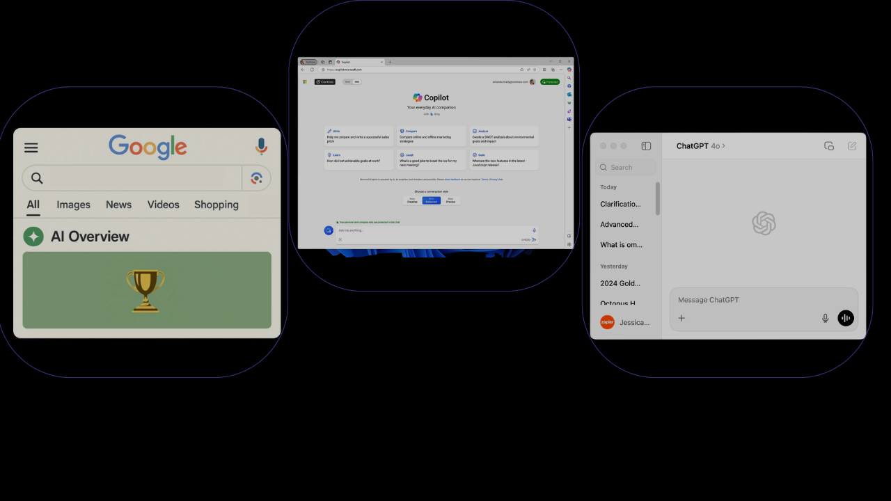 What Do Google's SGE, Bing CoPilot & ChatGPT Have in Common?